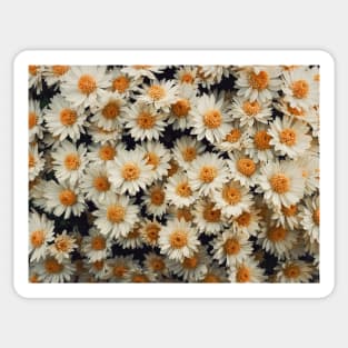 daisies pattern Sticker